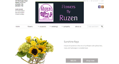 Desktop Screenshot of flowersbyruzen.com