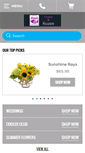 Mobile Screenshot of flowersbyruzen.com
